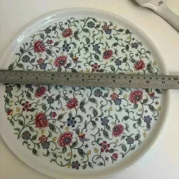 Lovely vintage made in Japan ceramic  floral cake plate and server - Picture 3 of 5
